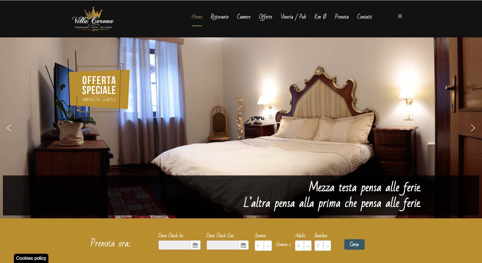 Campagna per Albergo Villa Corona